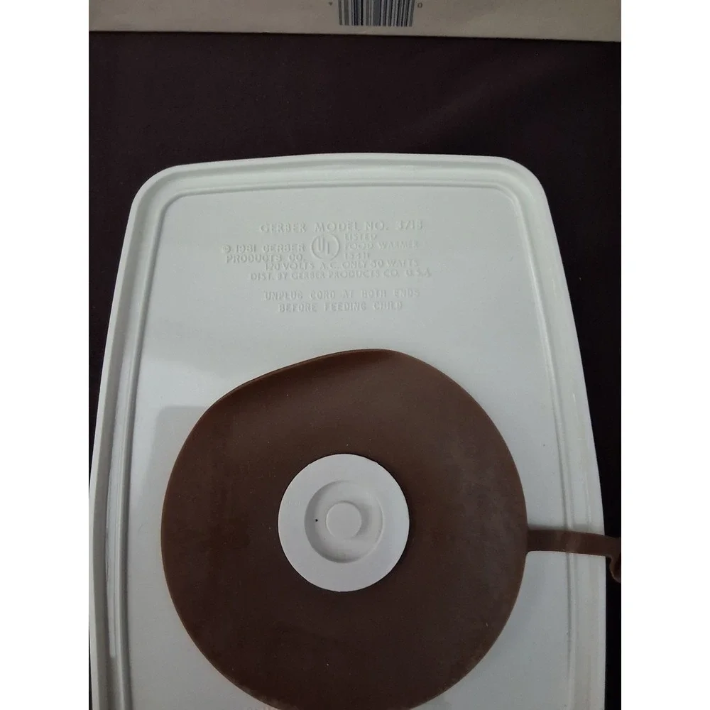 Vintage 1981 Gerber Hot And Cold Feeding Dish #4718 Never Used!!‎